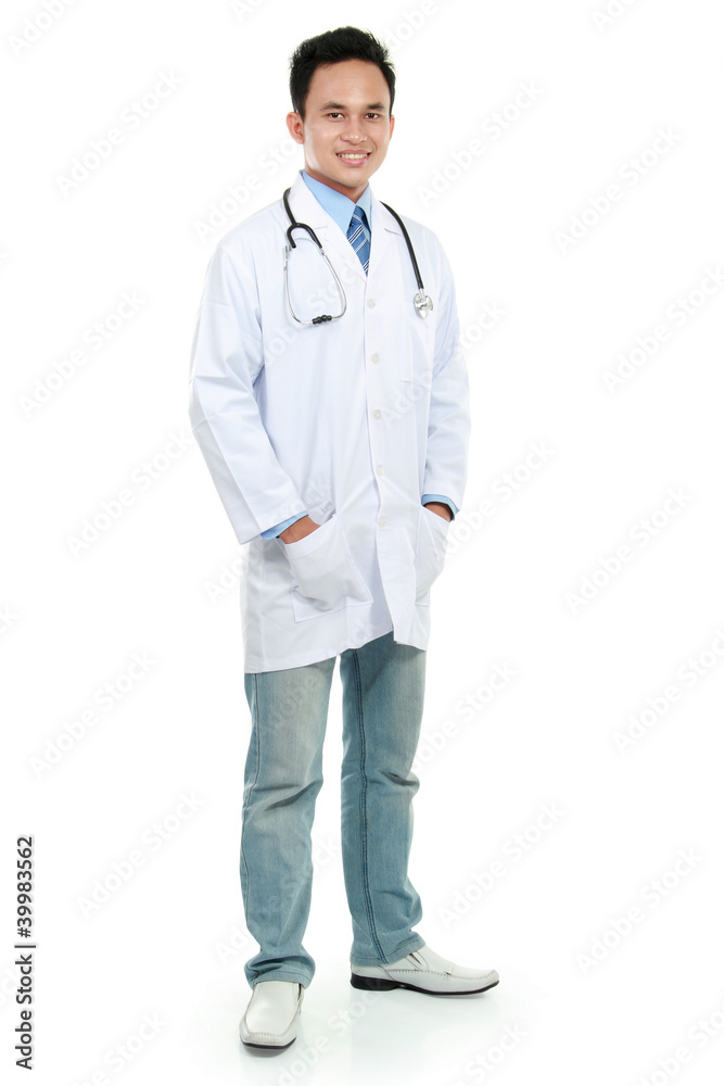 Smiling medical doctor