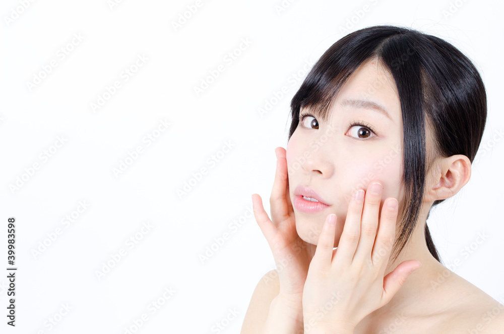 attractive asian woman skin care image attractive asian woman skin care image