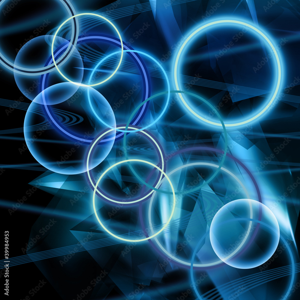 Abstract background with circles Abstract background with circles
