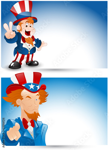 Uncle Sam Portrait Vector