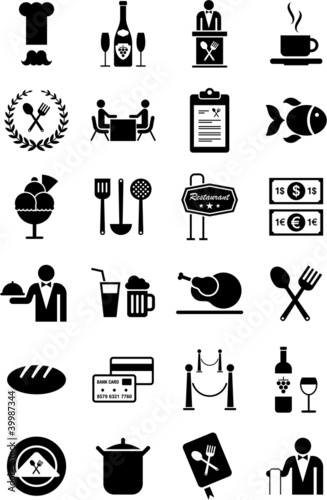 Restaurant icons