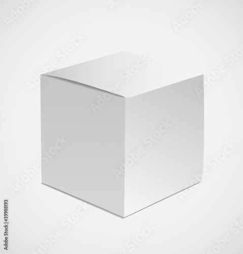 Blank vector box