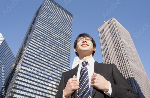 A young businessman