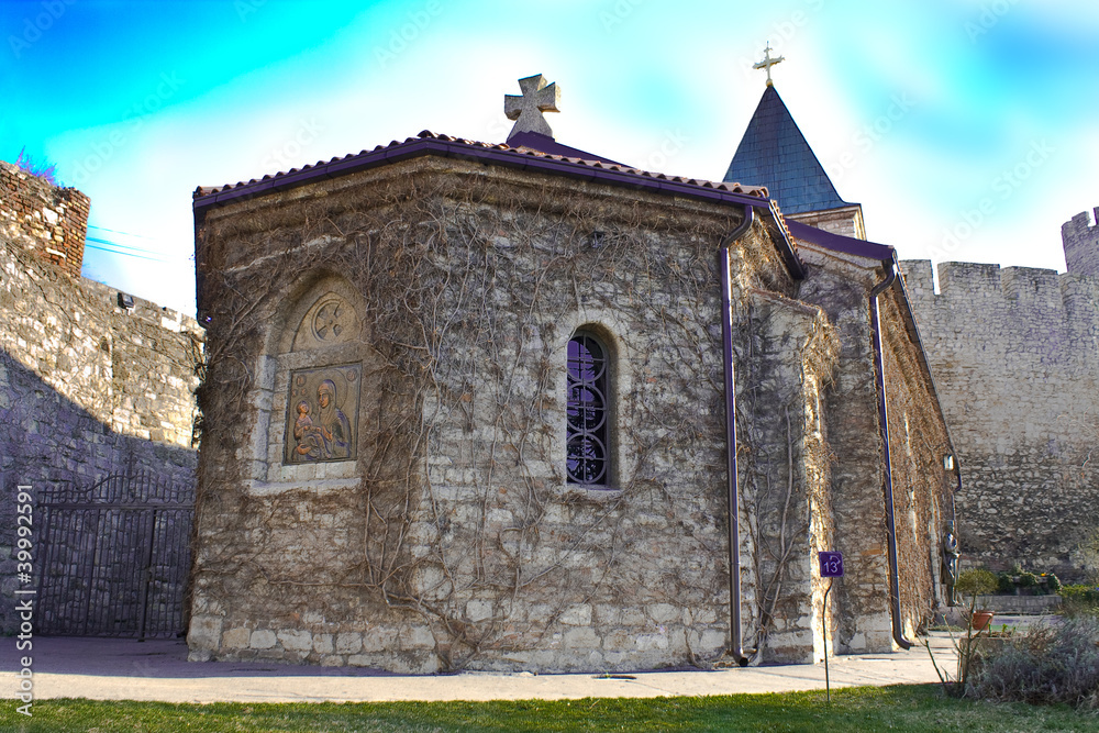 Byzantine church in Kalemegdan fortress - Belgred, Serbia
