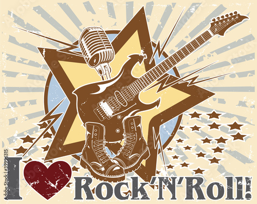 I love rock 'n' roll. poster