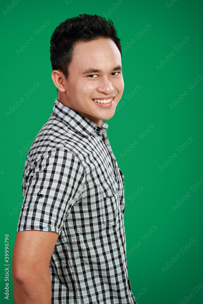 happy asian male smiling happy asian male smiling