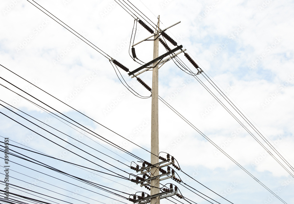 Fototapeta premium Electric pole