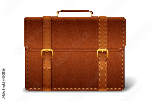 Vector Leather Briefcase