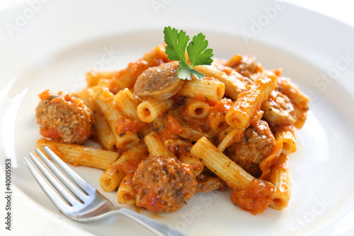 Meatball and Sausage Pasta