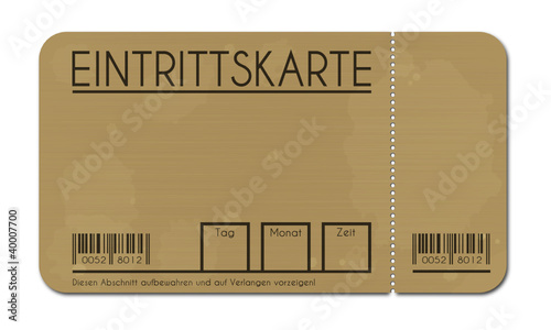 Eintrittskarte II