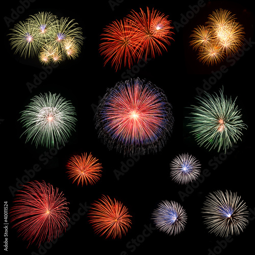 Long Exposure of Fireworks