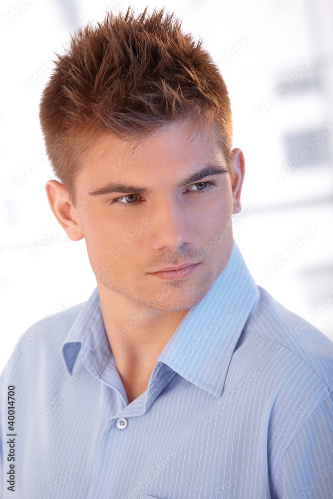 Handsome young man posing Handsome young man posing