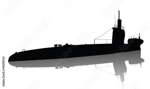Submarine silhouette