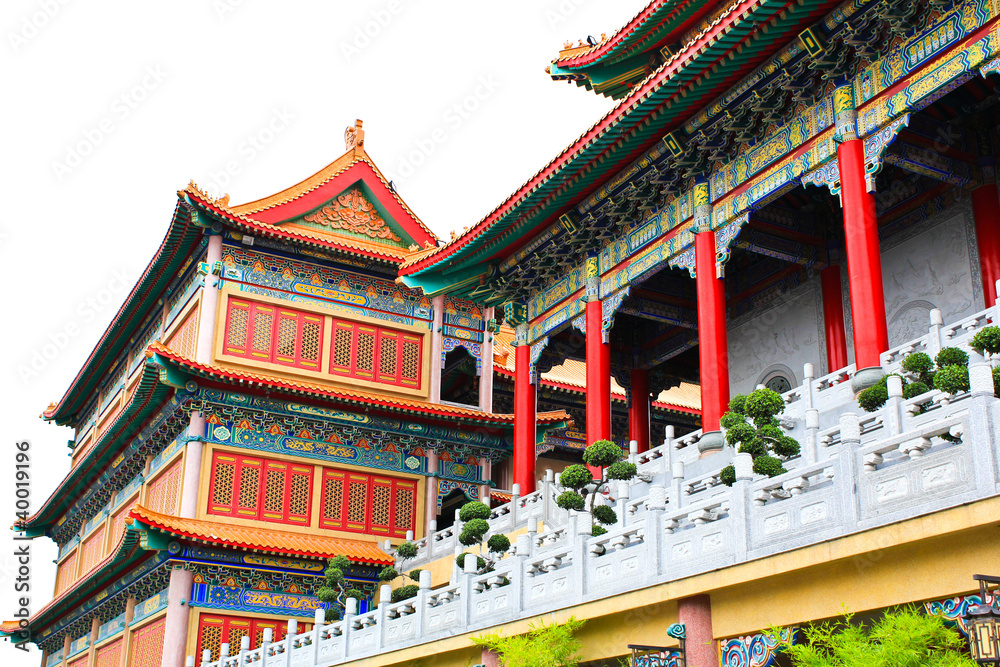Fototapeta premium Chinese temple in Thailand