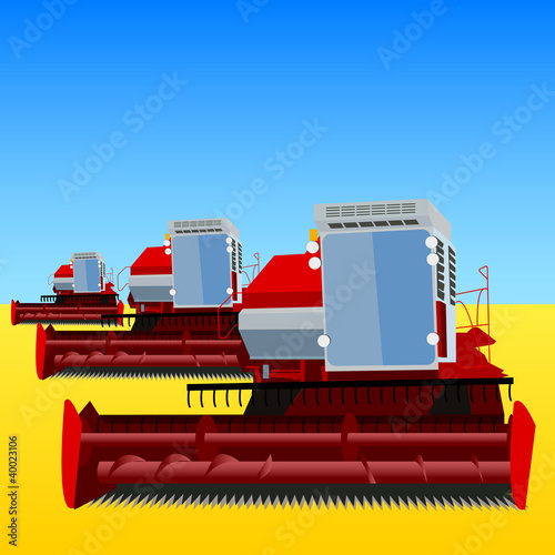 combine harvester