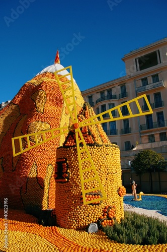 Lemon Festival (Fete du Citron). Menton, France. Provence region