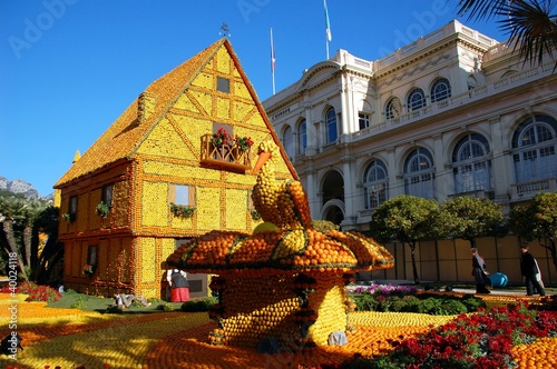 Lemon Festival (Fete du Citron). Menton, France. Alsace region