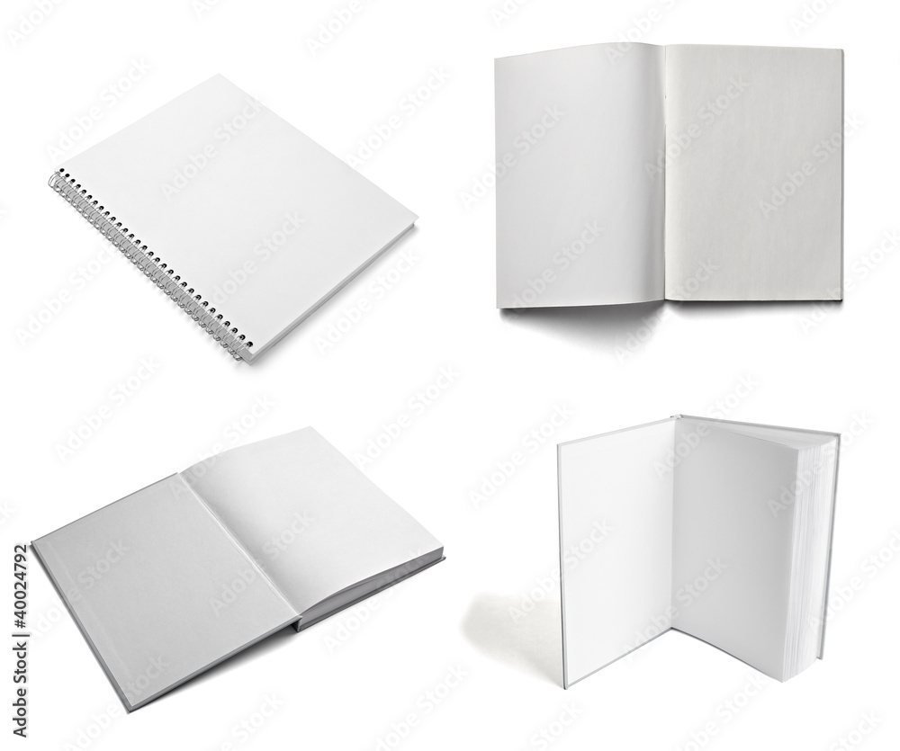 leaflet notebook textbook white blank paper template leaflet notebook textbook white blank paper template