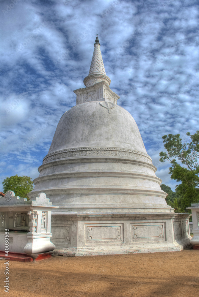 Buddhist stupa dagoba in sri lanka