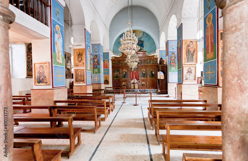 Foto interior of Greek Orthodox Basilica of Saint George