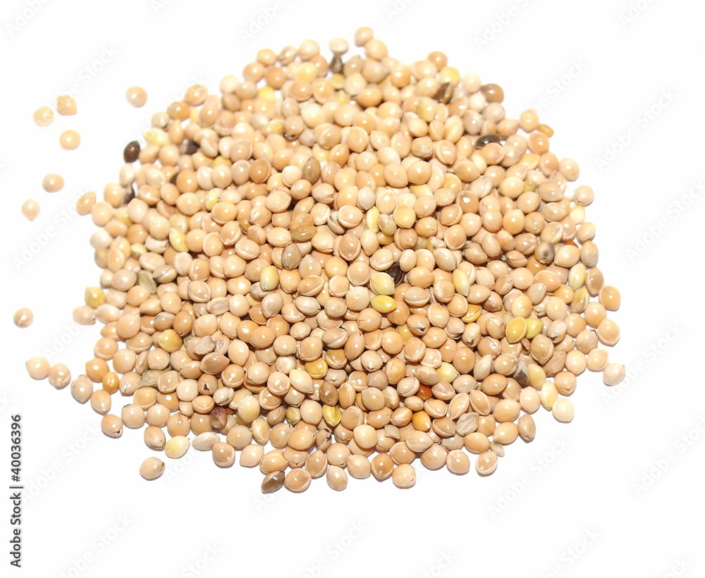 pile millet isolated on white background pile millet isolated on white background