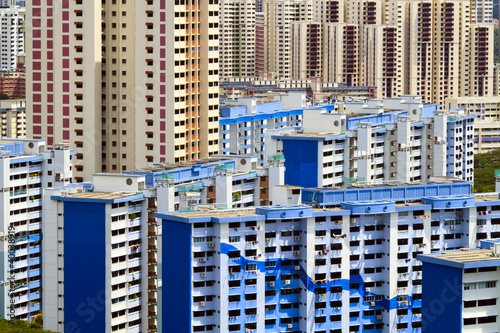 Photography Skyscrapers and High-Rise Flats in Singapore