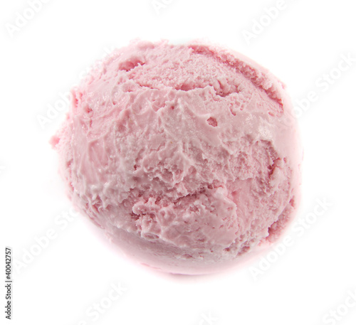 Strawberry icecream ball