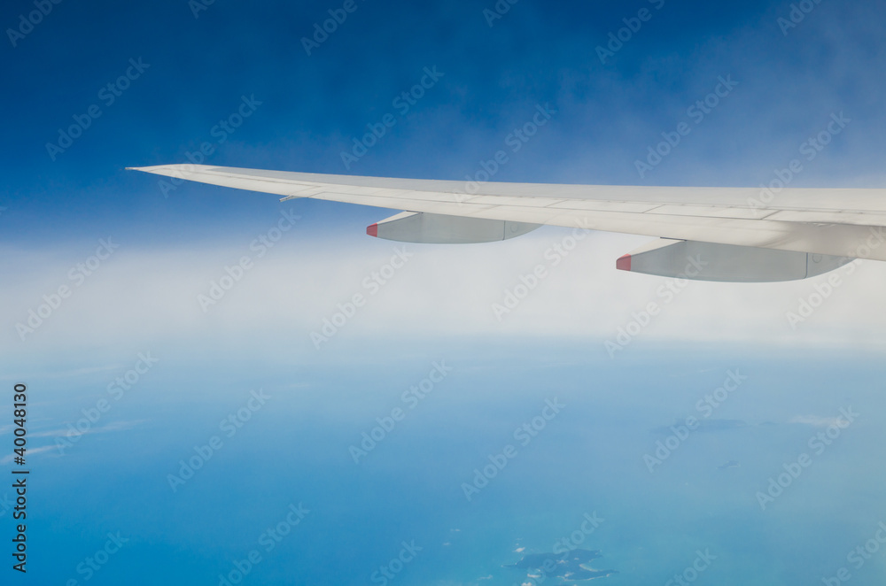 Fototapeta premium view of a clouds