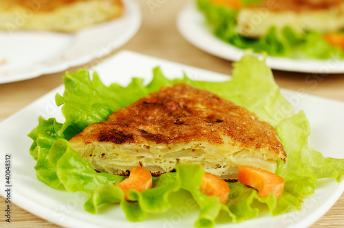 Spanish national dish - tortilla