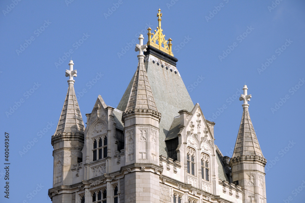 Detail of Tower Bridge, London