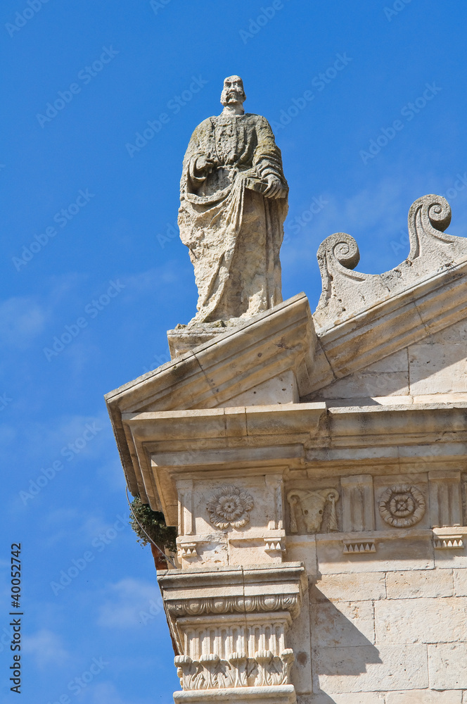 St. Eustachio Cathedral. Acquaviva delle Fonti. Puglia. Italy.