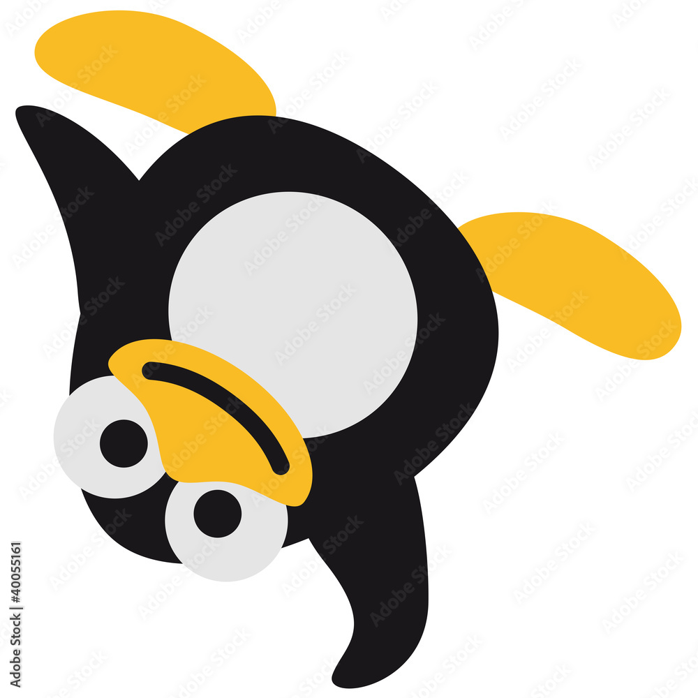 Obraz premium penguin_overhead