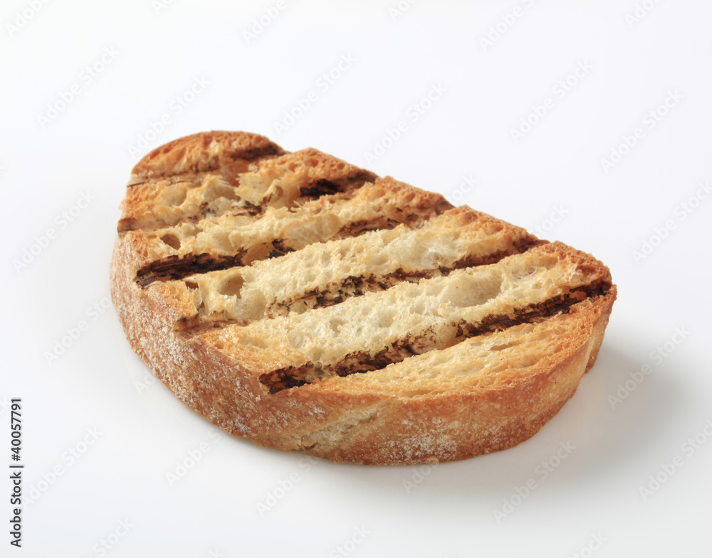 Grill toasted bread