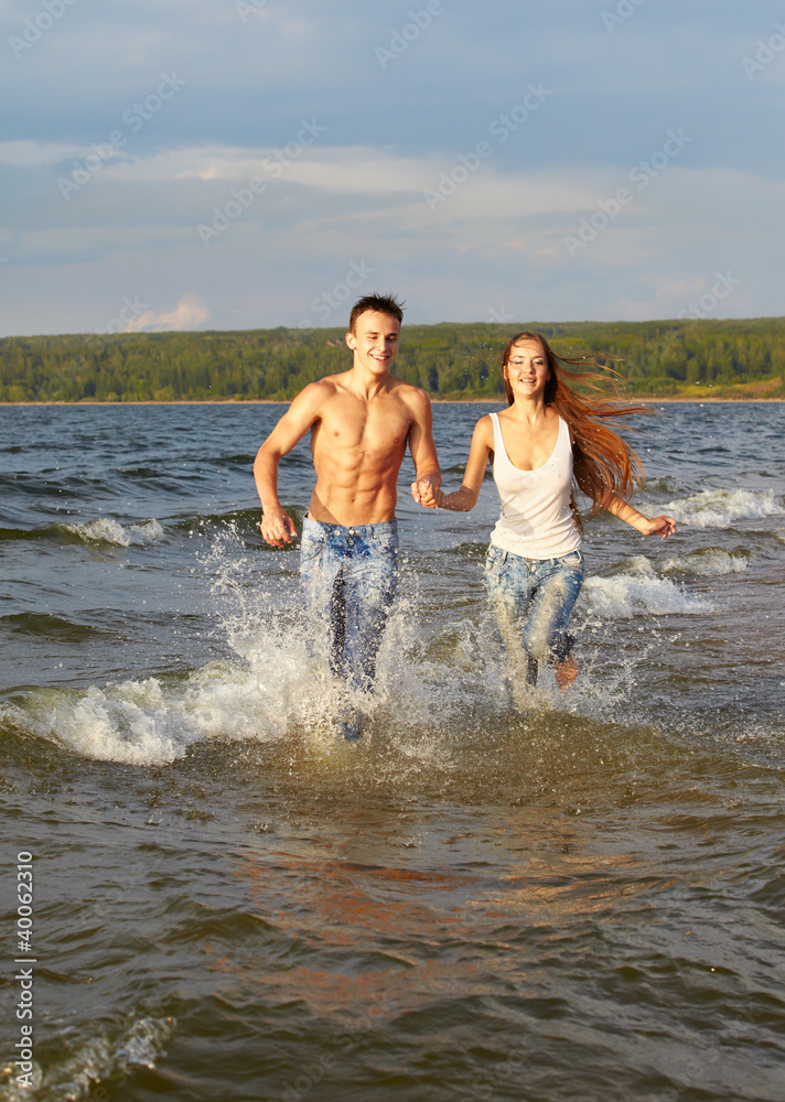 couple at the beach couple at the beach
