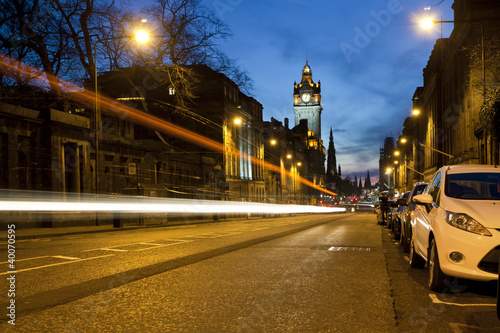 Edinburgh at night