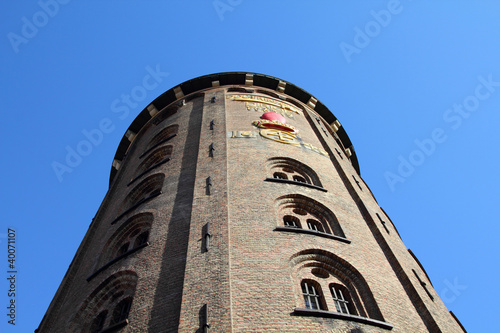 Billede på lærred Denmark - Round Tower in Copenhagen