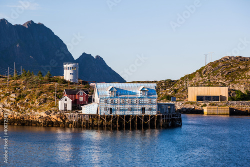 Cottage on norwegian island Skrova under renovation photo