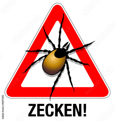Zeckenwarnung