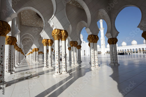 Sheikh Zayed Mosque in Abu Dhabi, United Arab Emirates