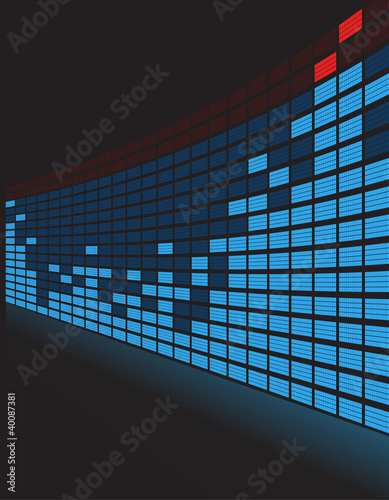 Graphic equalizer in perspective