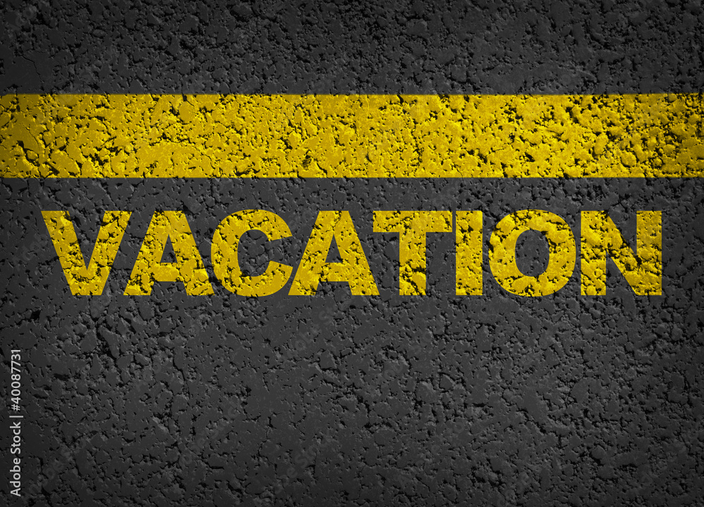 Fototapeta premium Dark Asphalt Background - Vacation