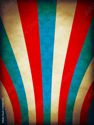 4th July Design Vintage Poster