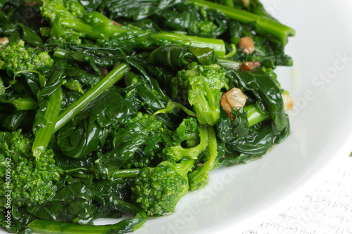Italian Broccoli Rabe with Olive Oil and Garlic