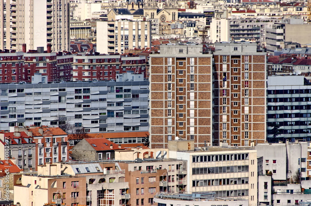 Obraz premium Immeubles d'habitation.