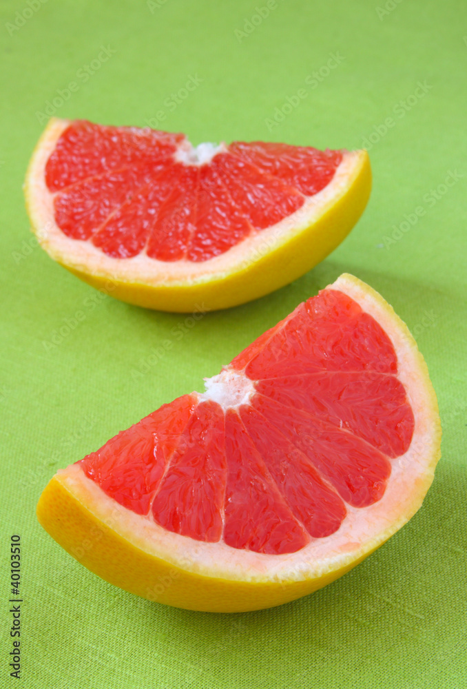 half of grapefruit half of grapefruit
