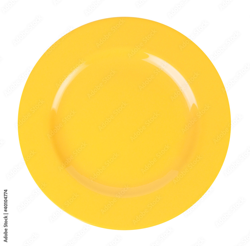 Plate isolated on white background. Plate isolated on white background.