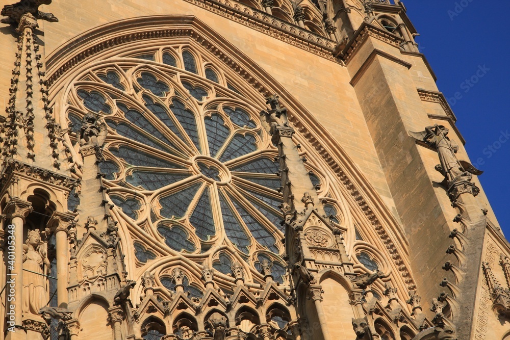 Rosace de la Cathédrale Saint Etienne - Metz