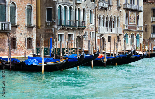 Venice view with gondolas © wildman