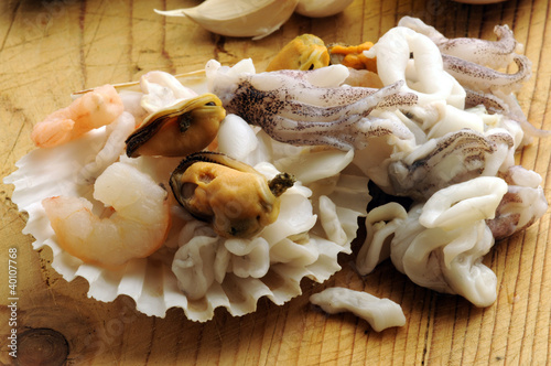 贝类 Frutti di mare Seafood Marisco Fruits de mer