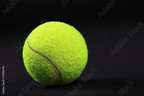 tennis balls on black background studio shot © anetlanda